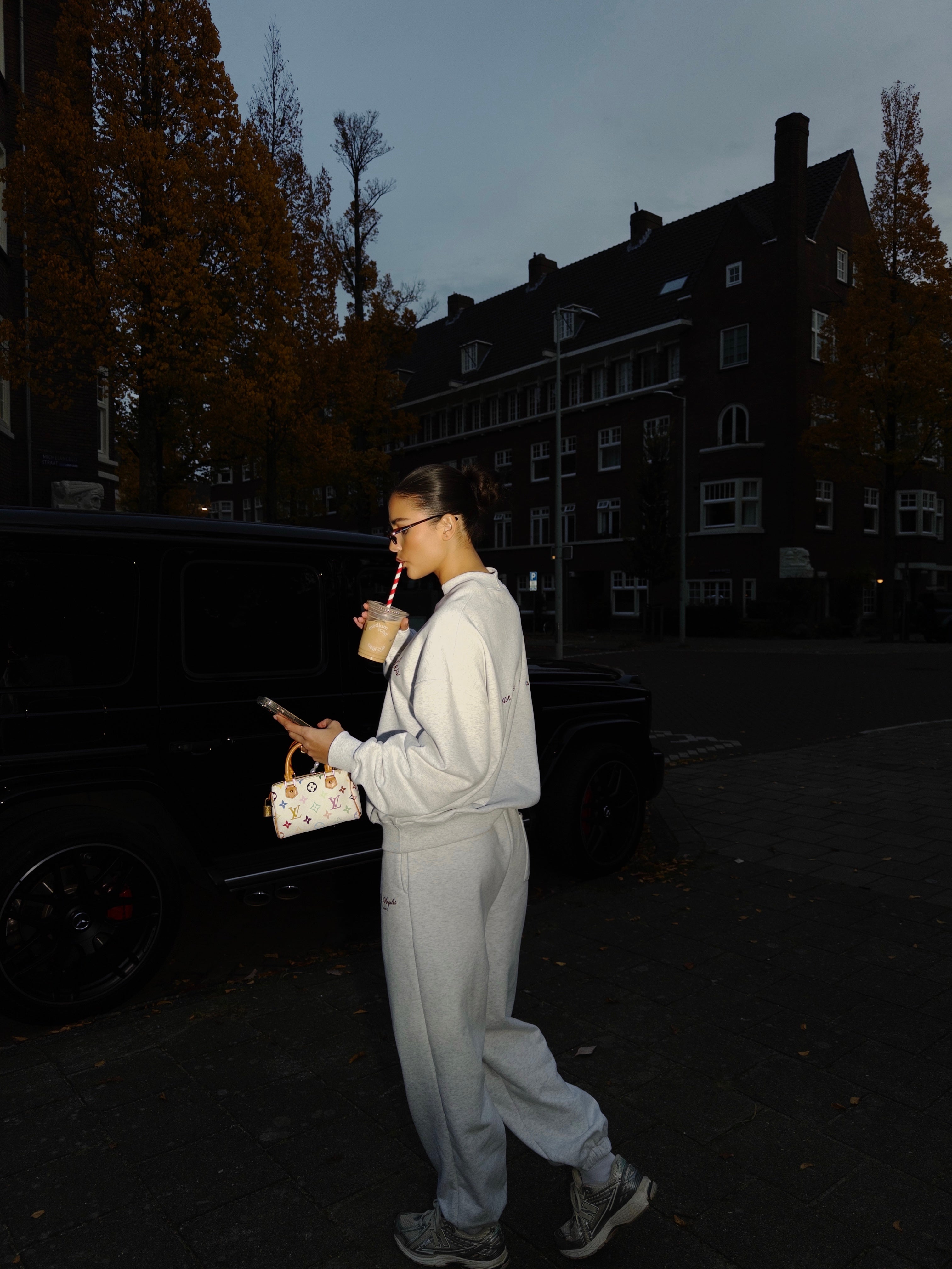 The Hills Sweatpants Burgundy