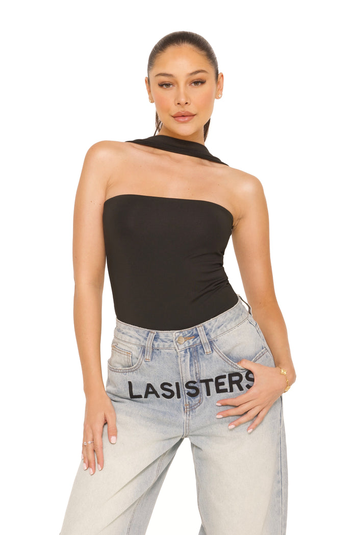 Choker Bodysuit Black