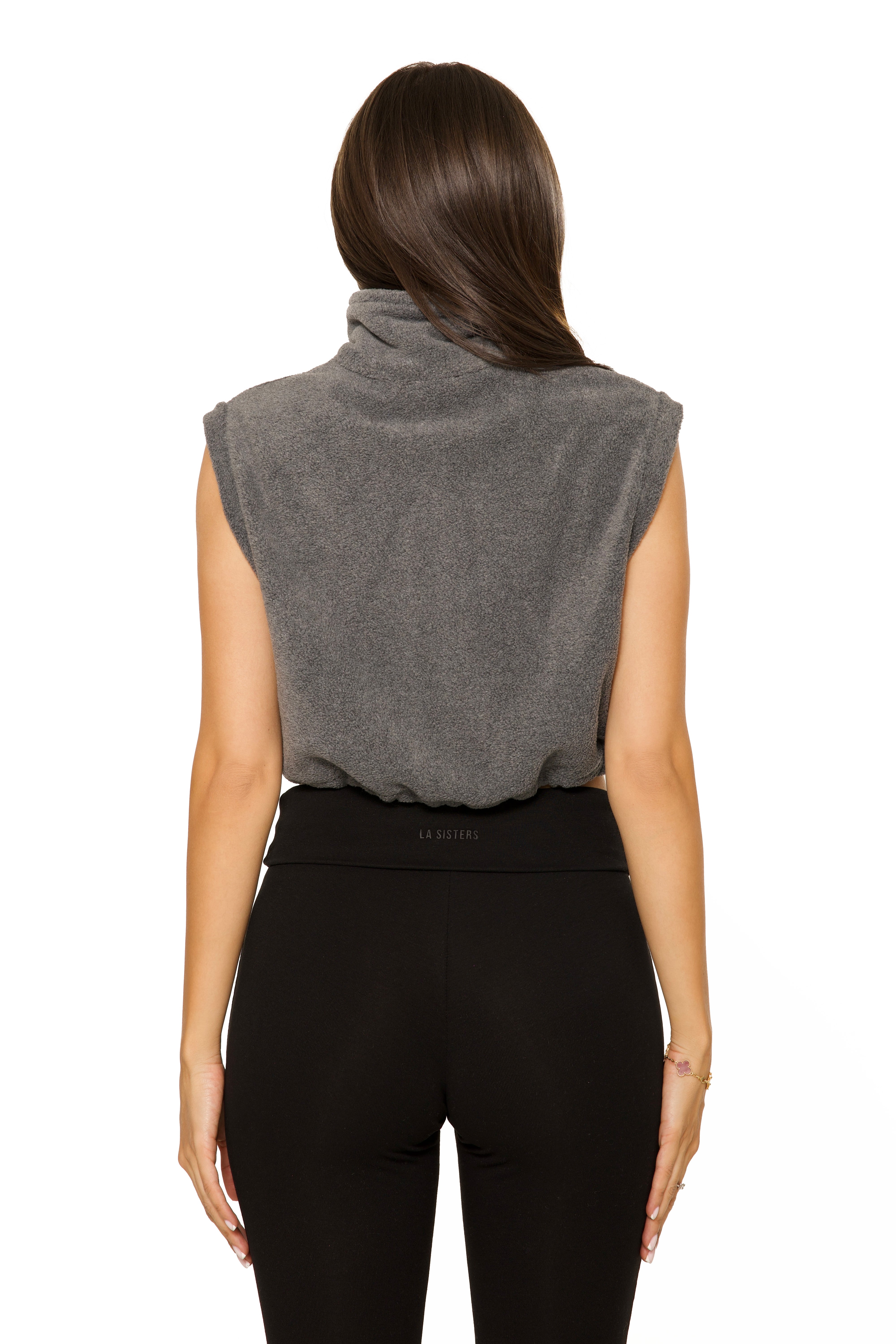 Fleece Singlet Grey