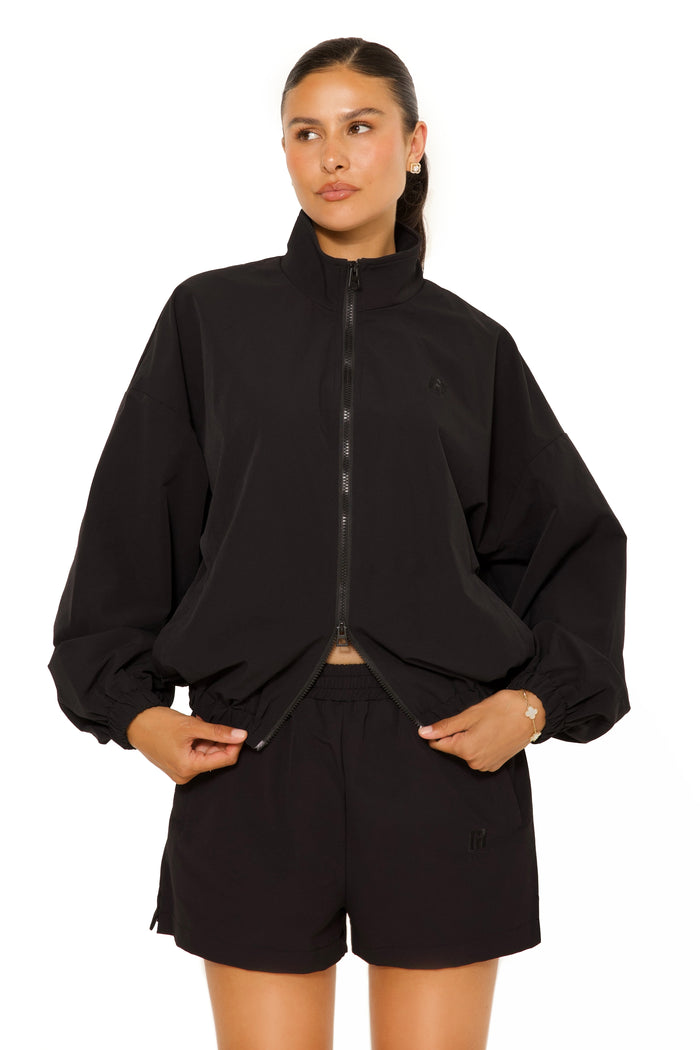 LA Official Embroidered Short Black