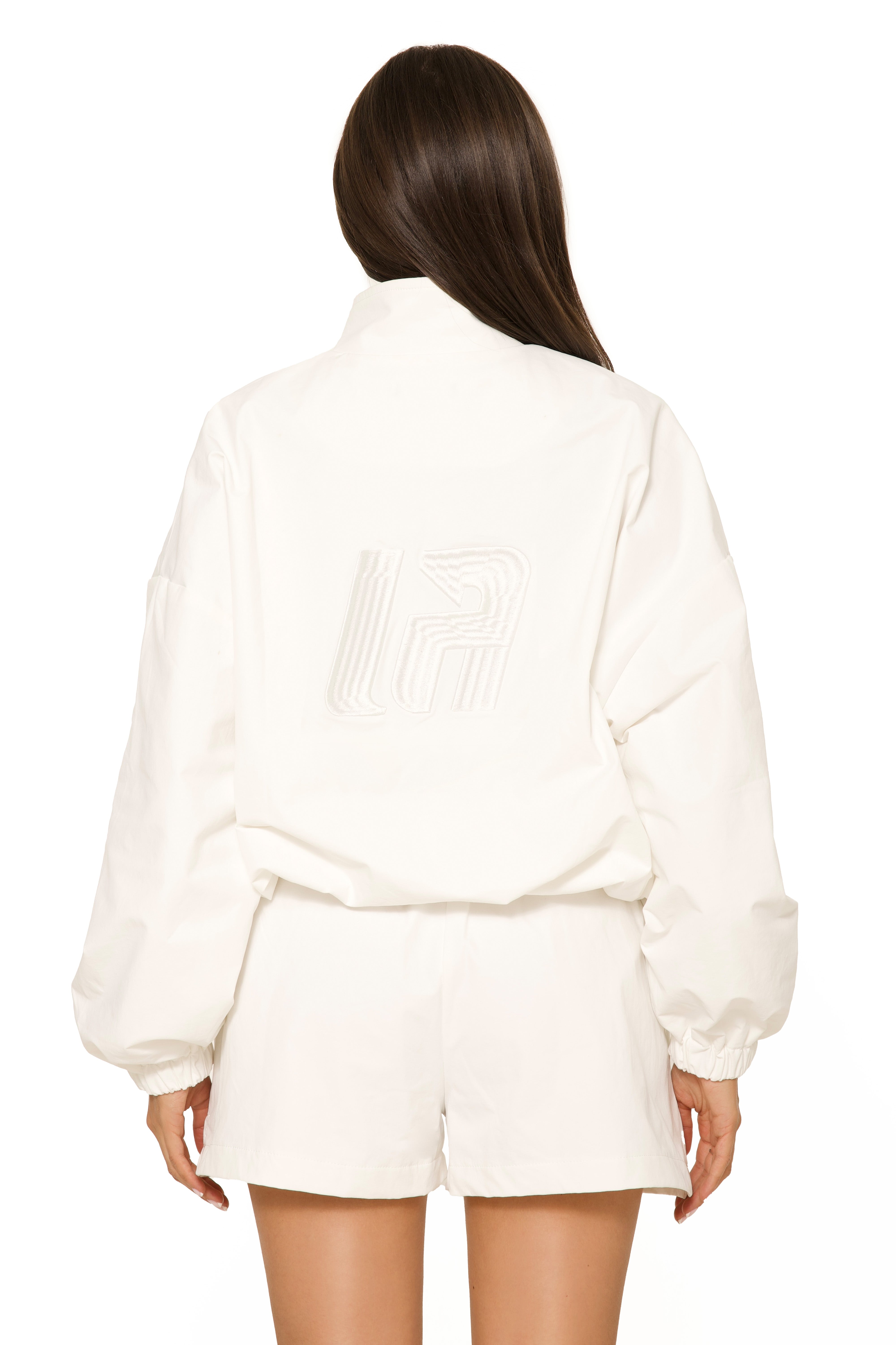 LA Official Embroidered Short White