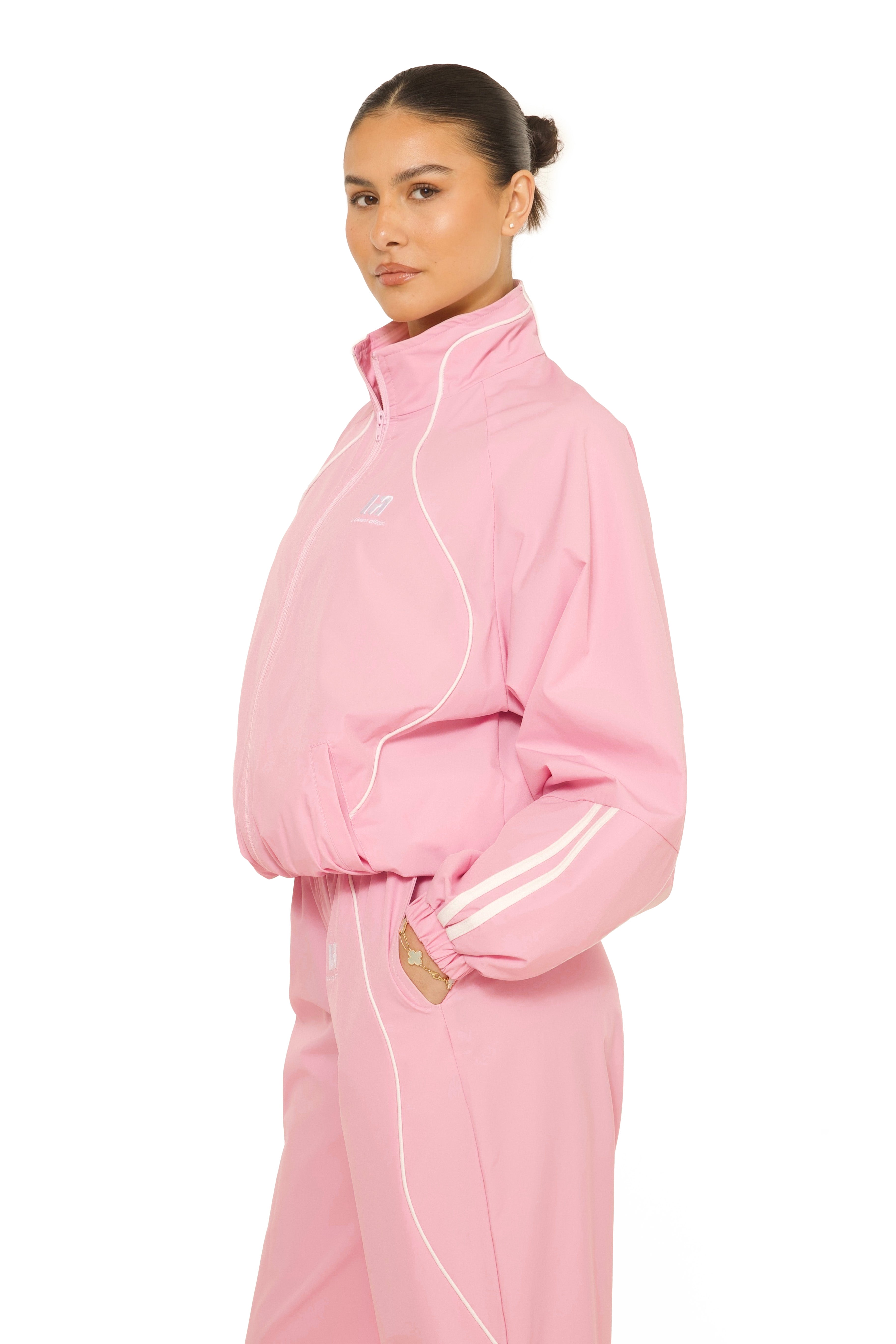 LA Official Zip Up Jacket Pink