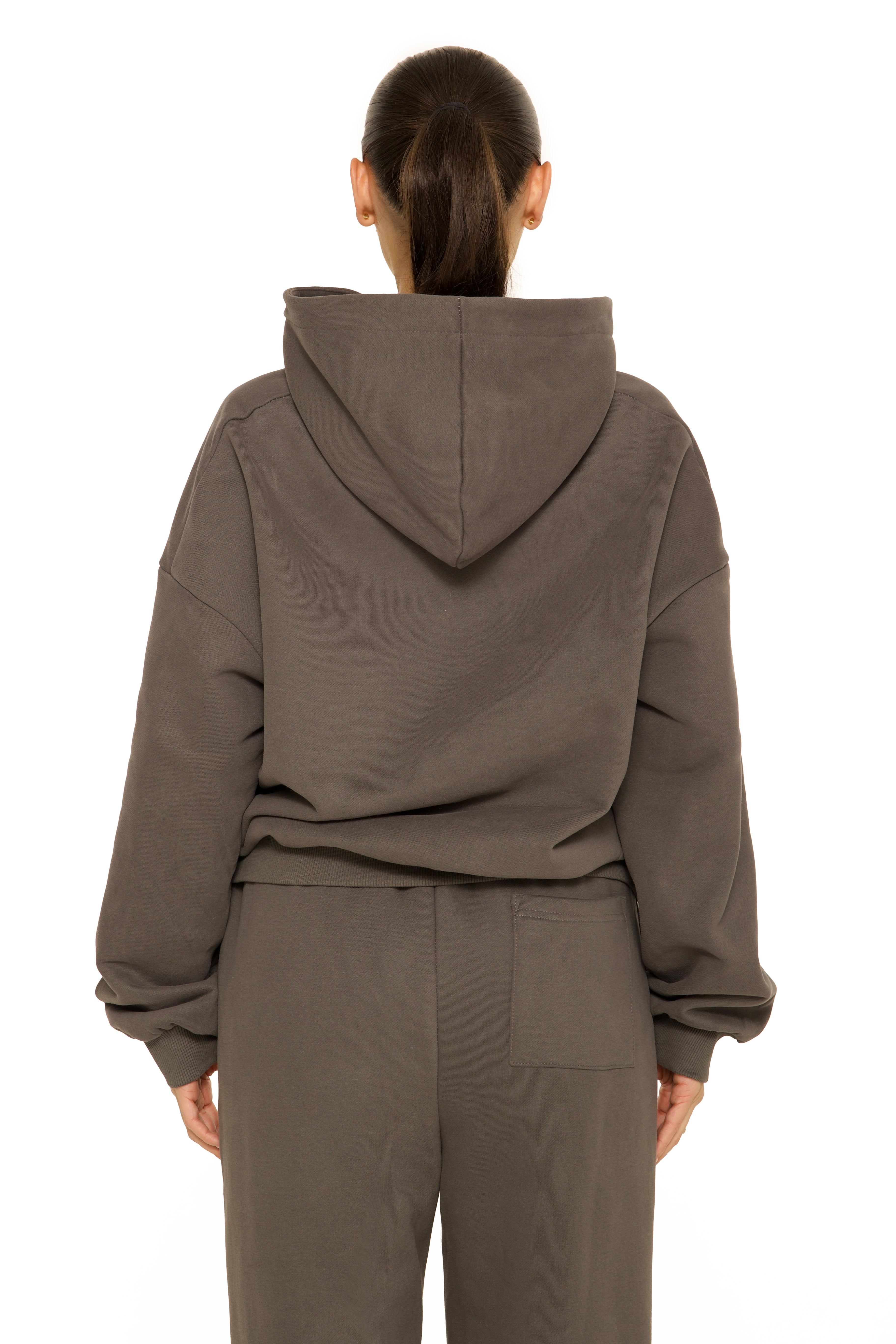 Melrose Hoodie Charcoal Grey