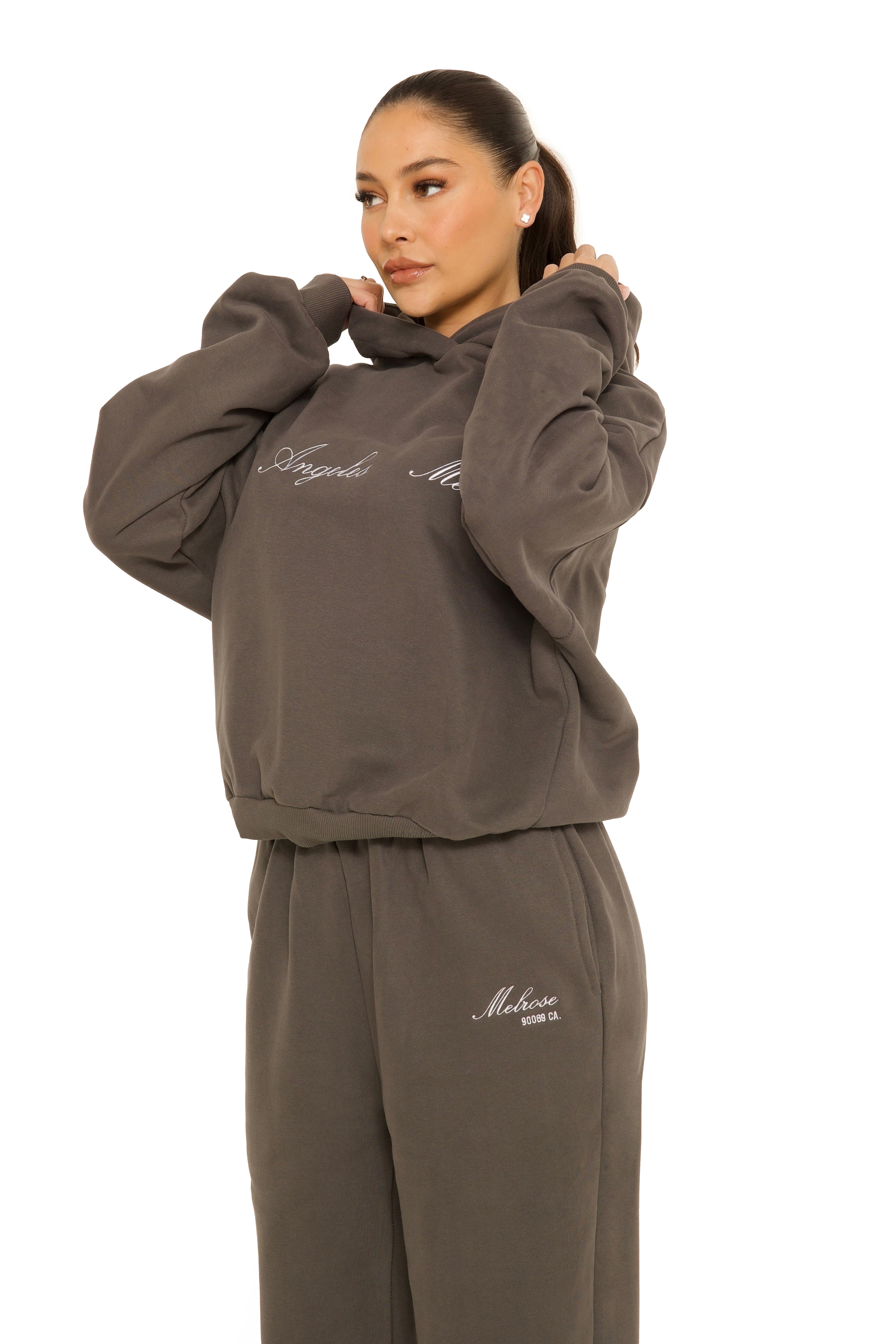 Melrose Hoodie Charcoal Grey