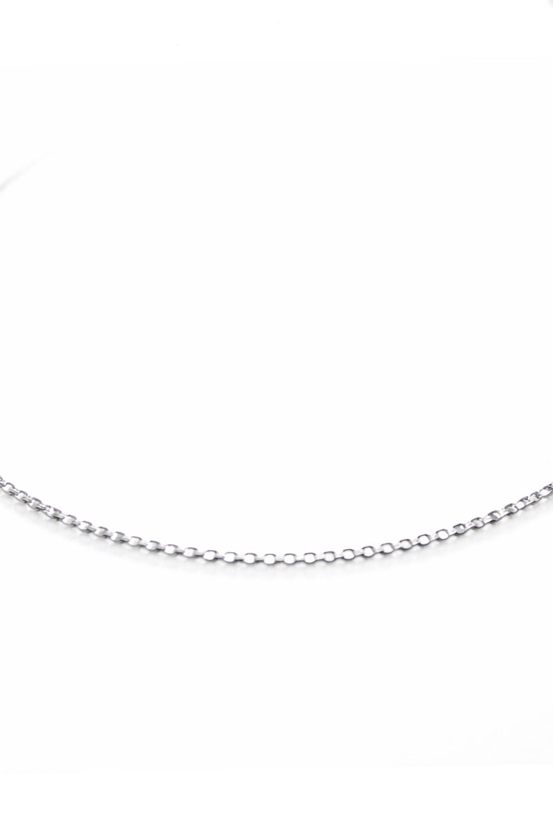 Minimal Choker Necklace Silver