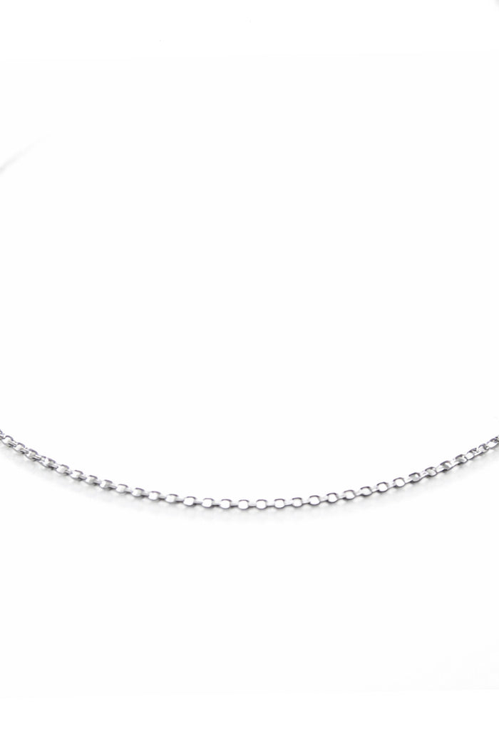 Minimal Choker Necklace Silver
