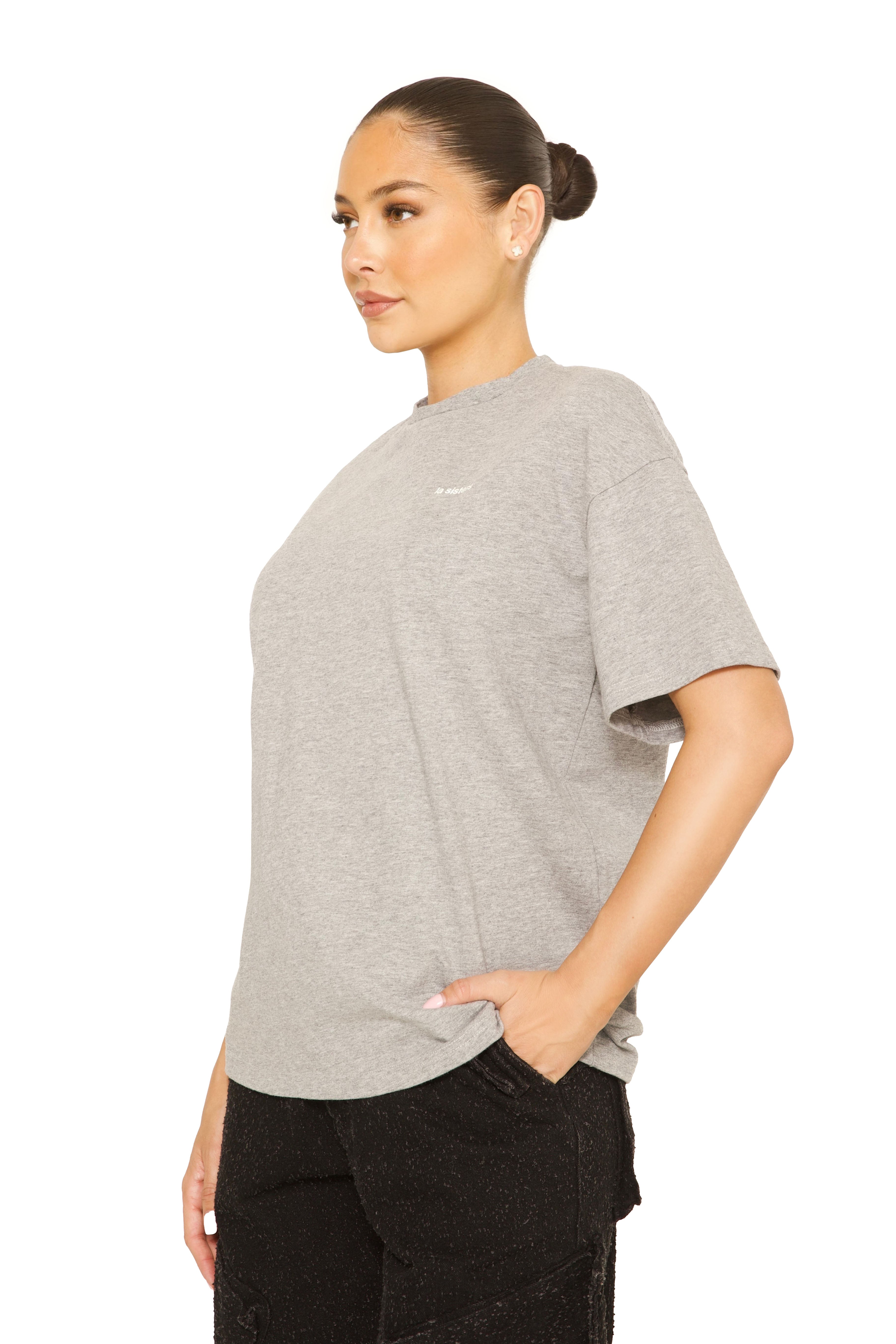 Signature Oversized Tee Grey