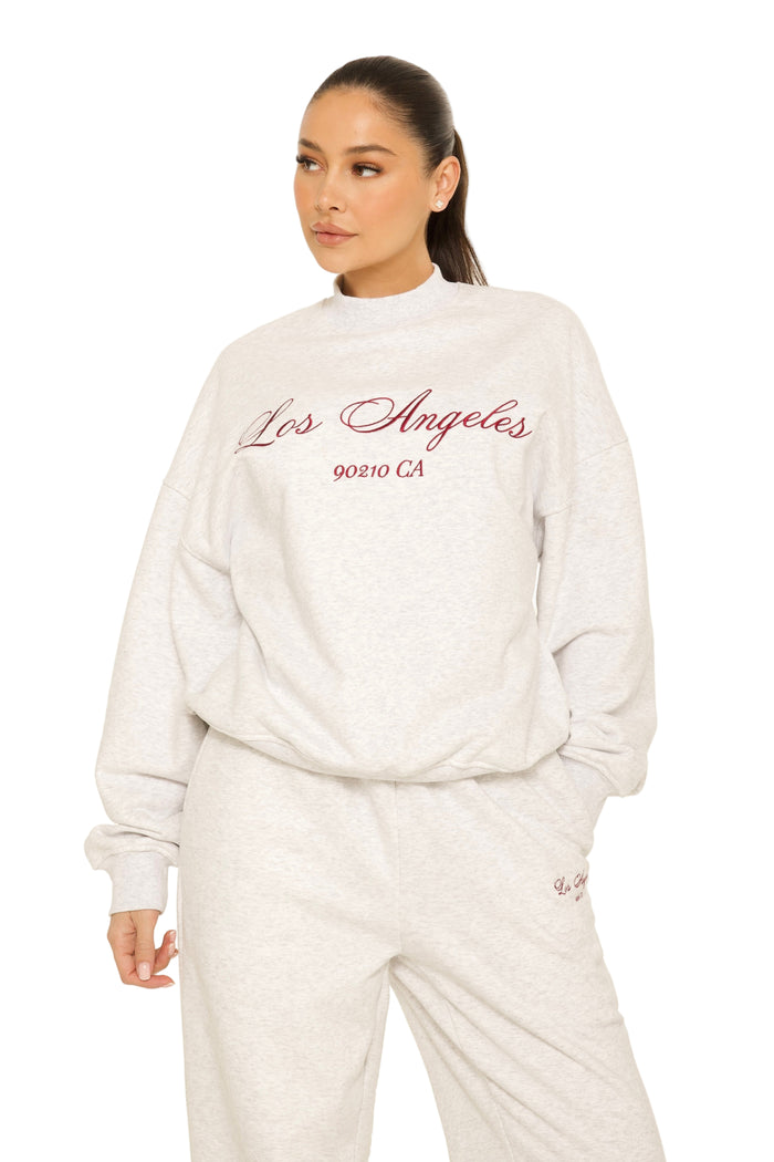 The Hills Crewneck Burgundy