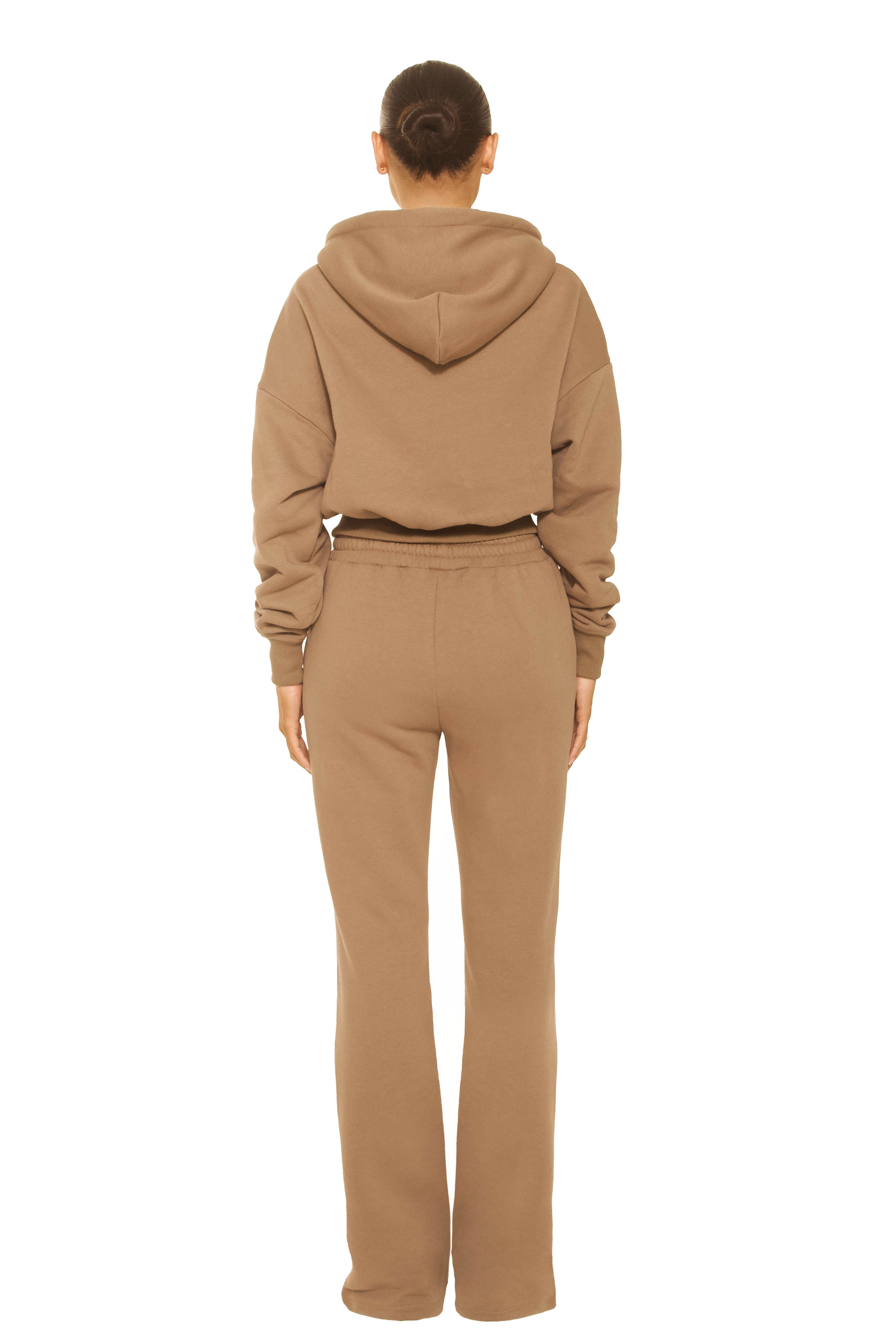 Essential Wide Leg Pants Taupe