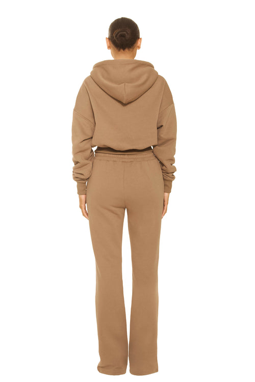 Essential Wide Leg Pants Taupe