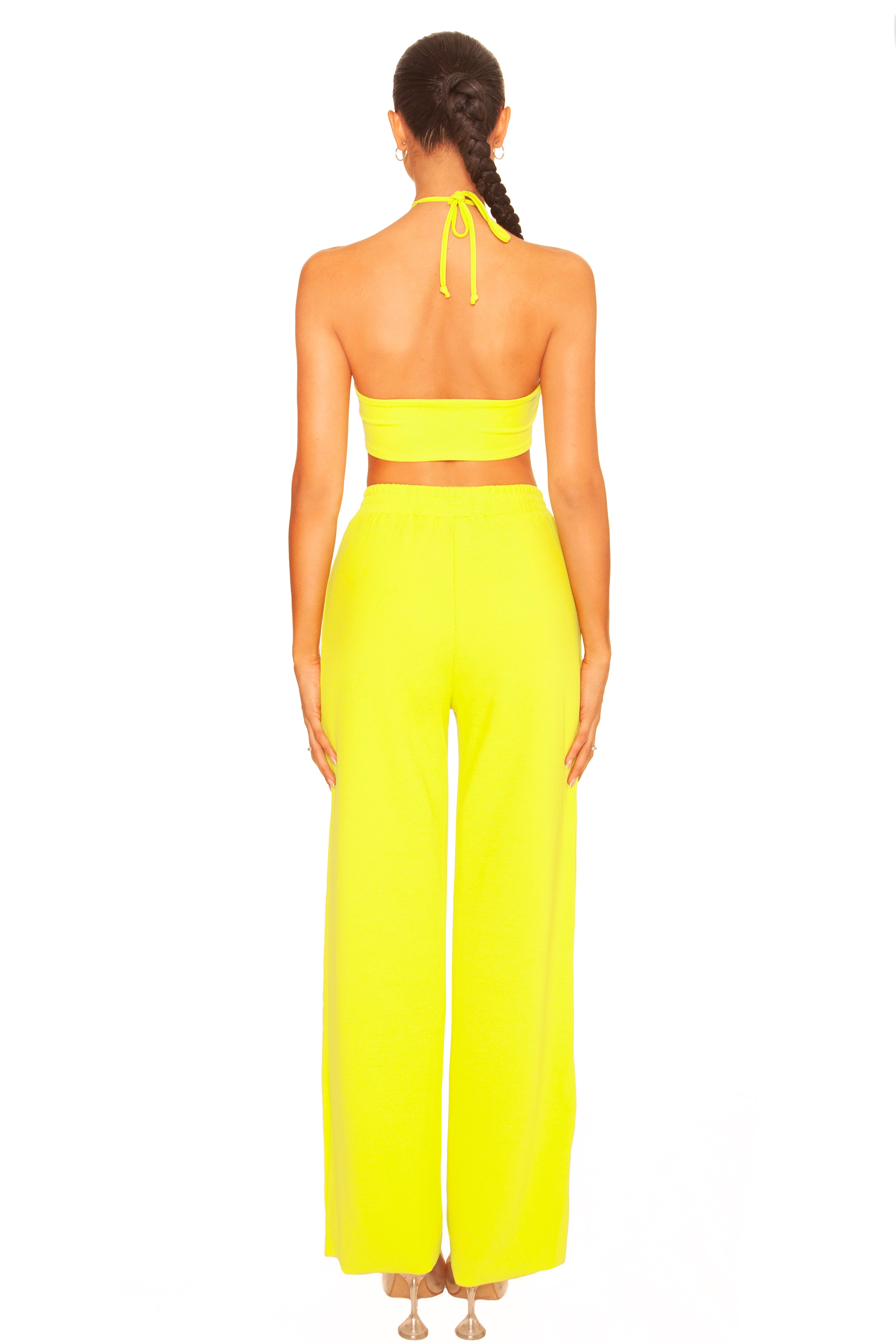 Fine Ribbed Two Piece Lime