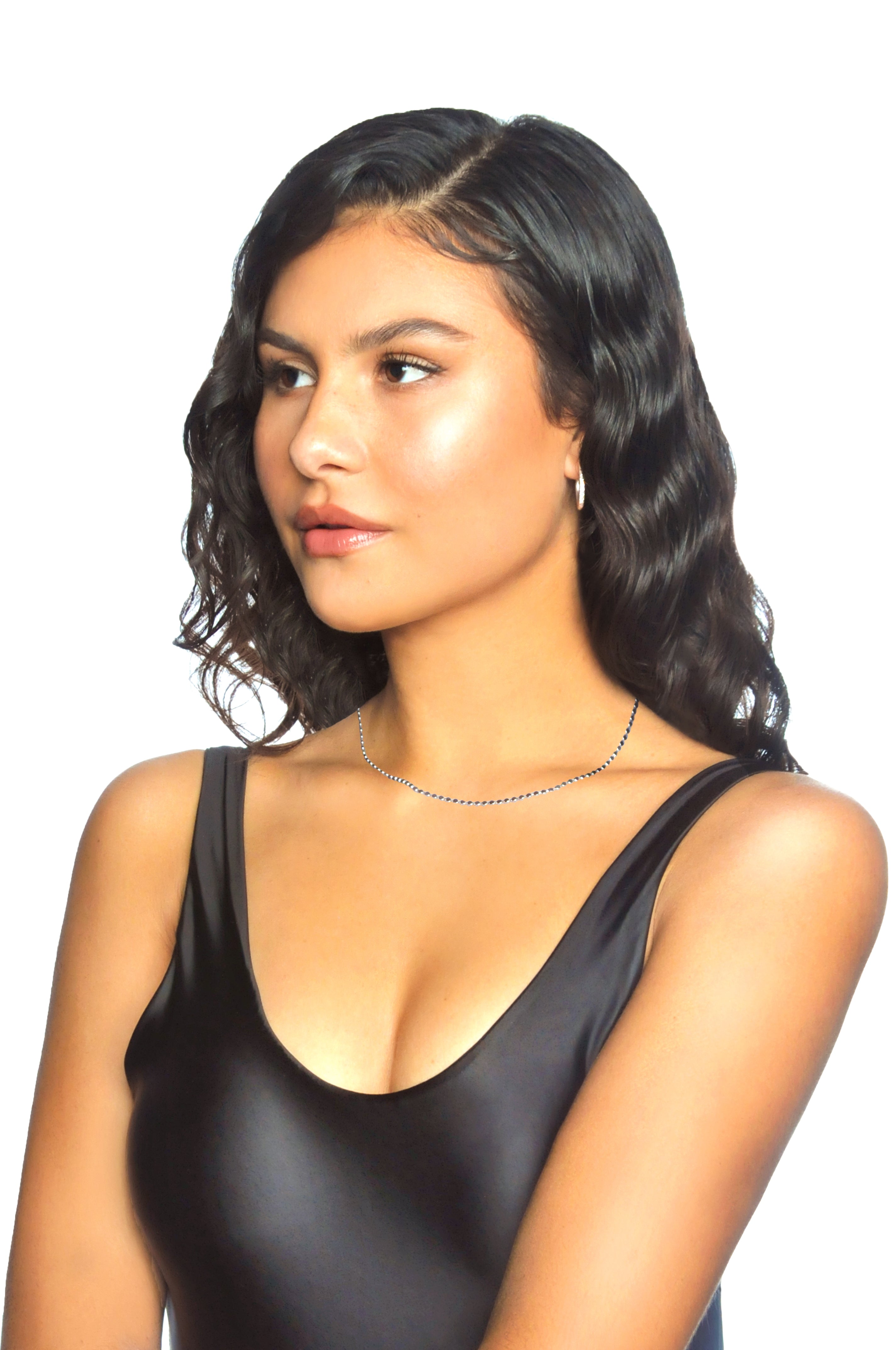 Minimal Choker Necklace Silver