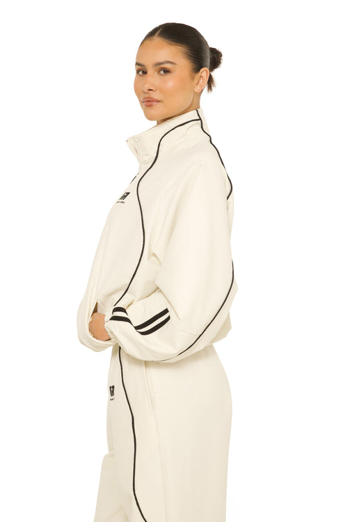 LA Official Zip Up Jacket Cream