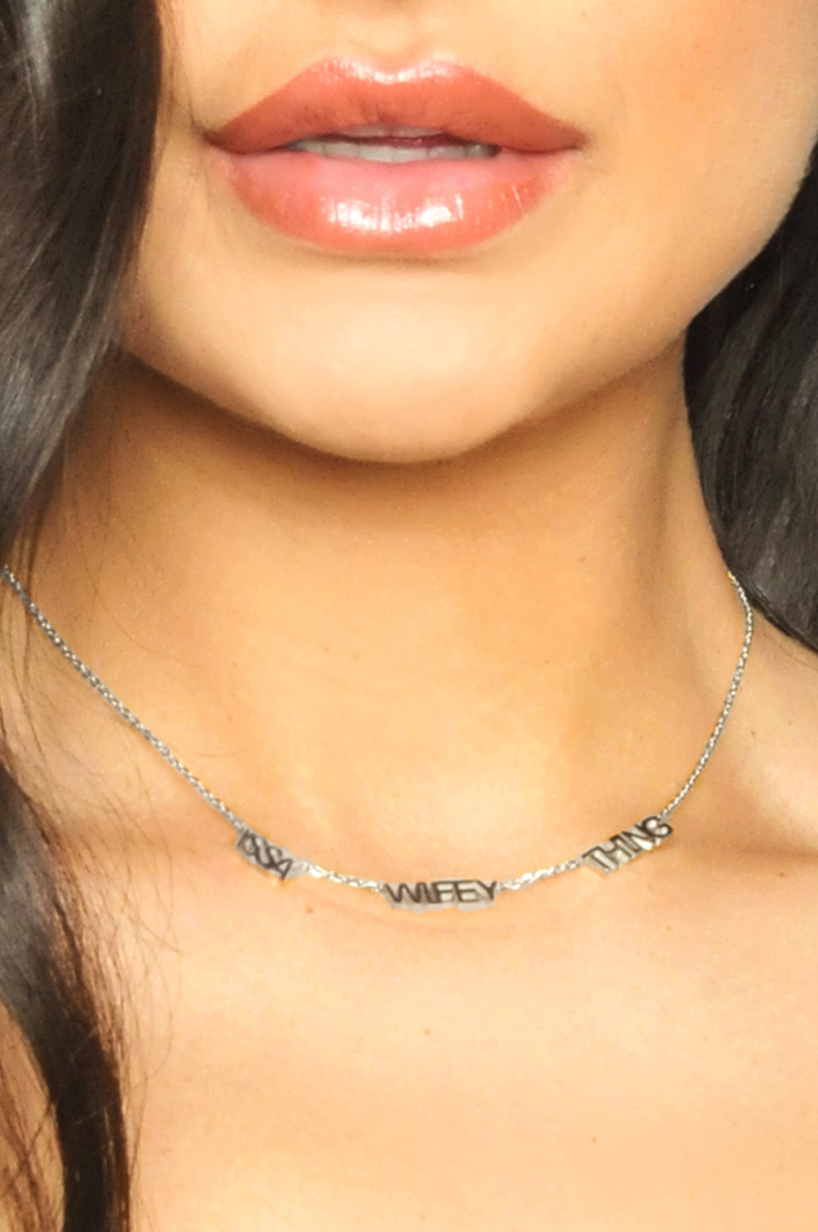 Wifey Thing Necklace Silver