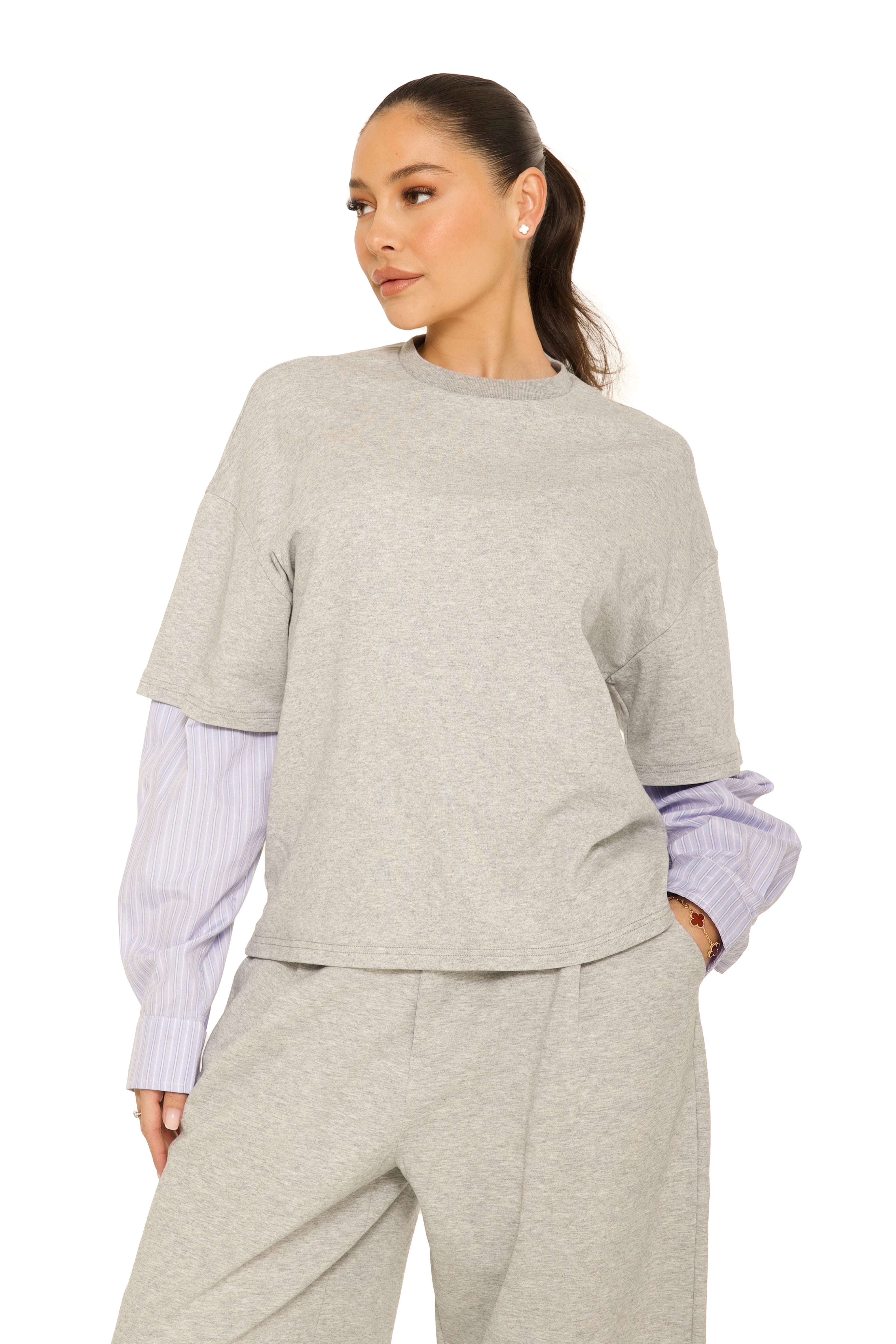 Long Sleeve Blouse Tee