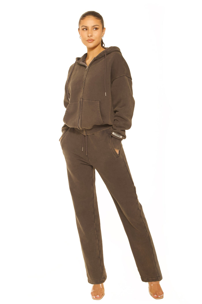 Vintage Straight Leg Sweatpants Grey