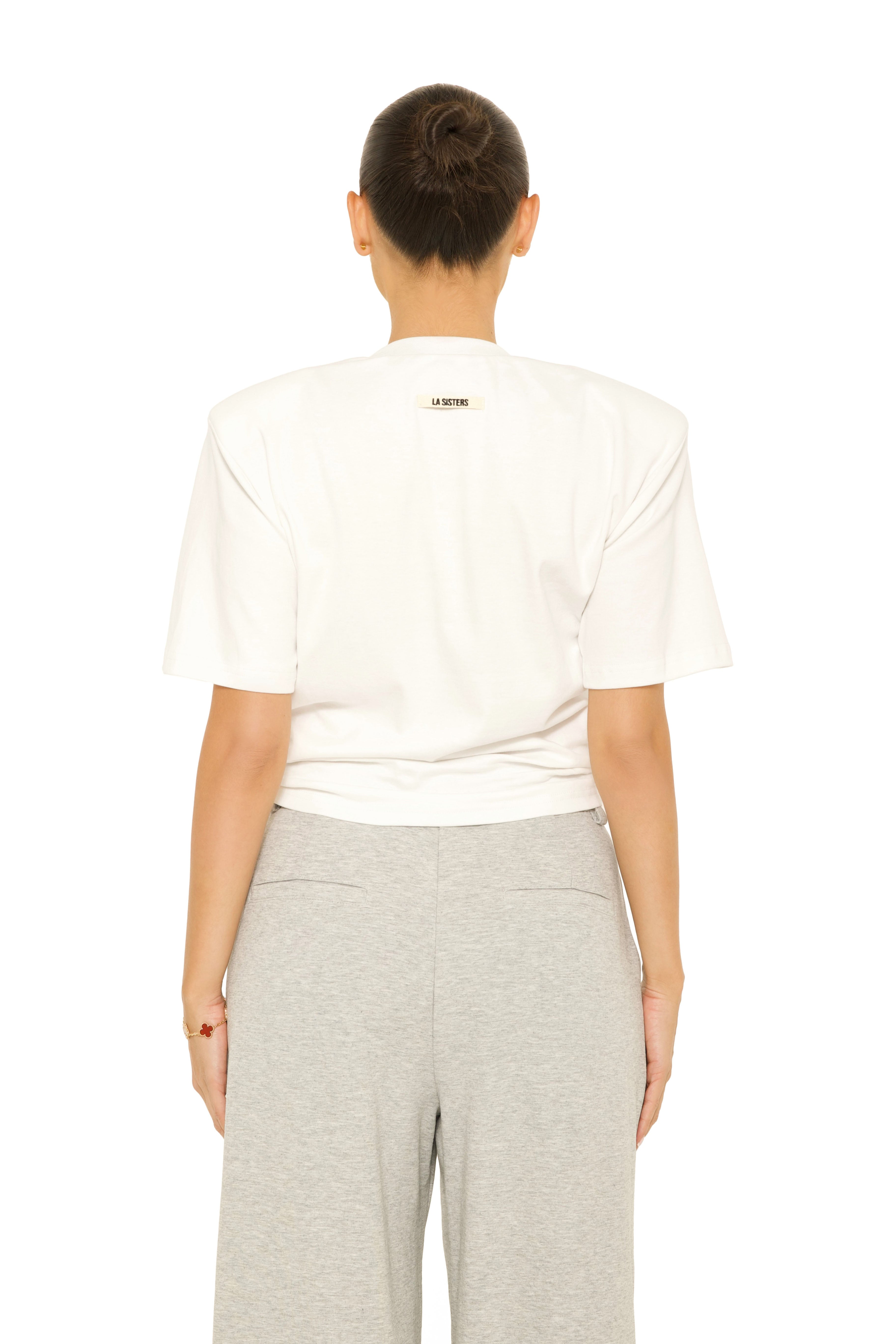 Oversized Knot Tee White