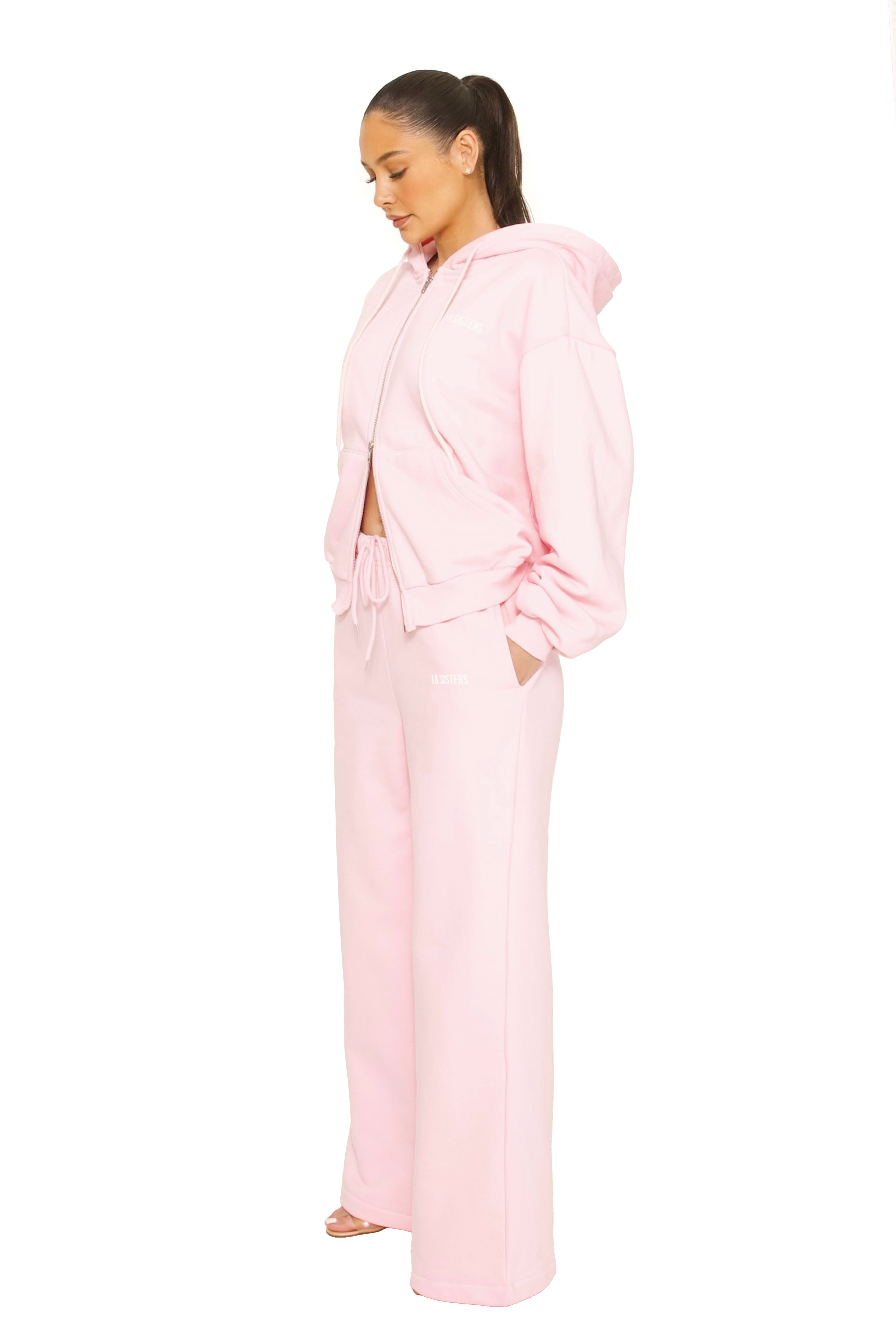 Essential Straight Leg Sweatpants Pink