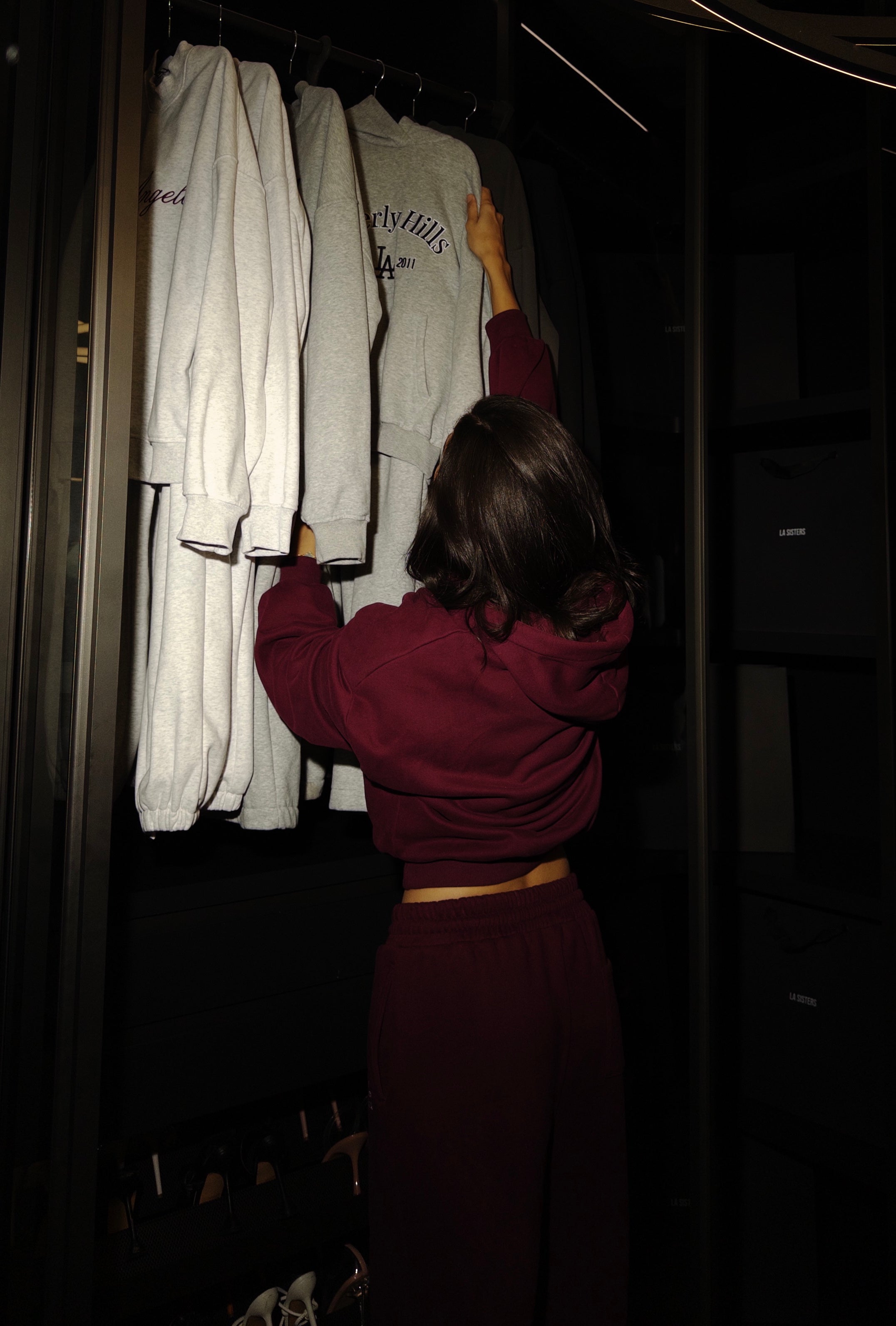 Melrose Sweatpants Burgundy