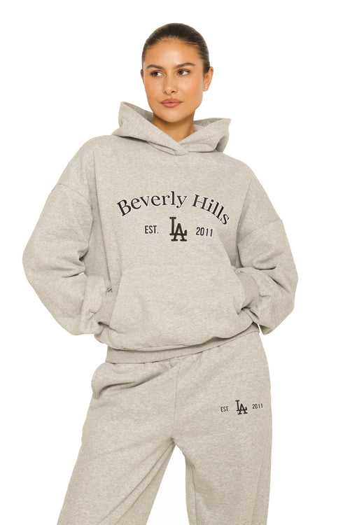 Beverly Hills Hoodie Grey