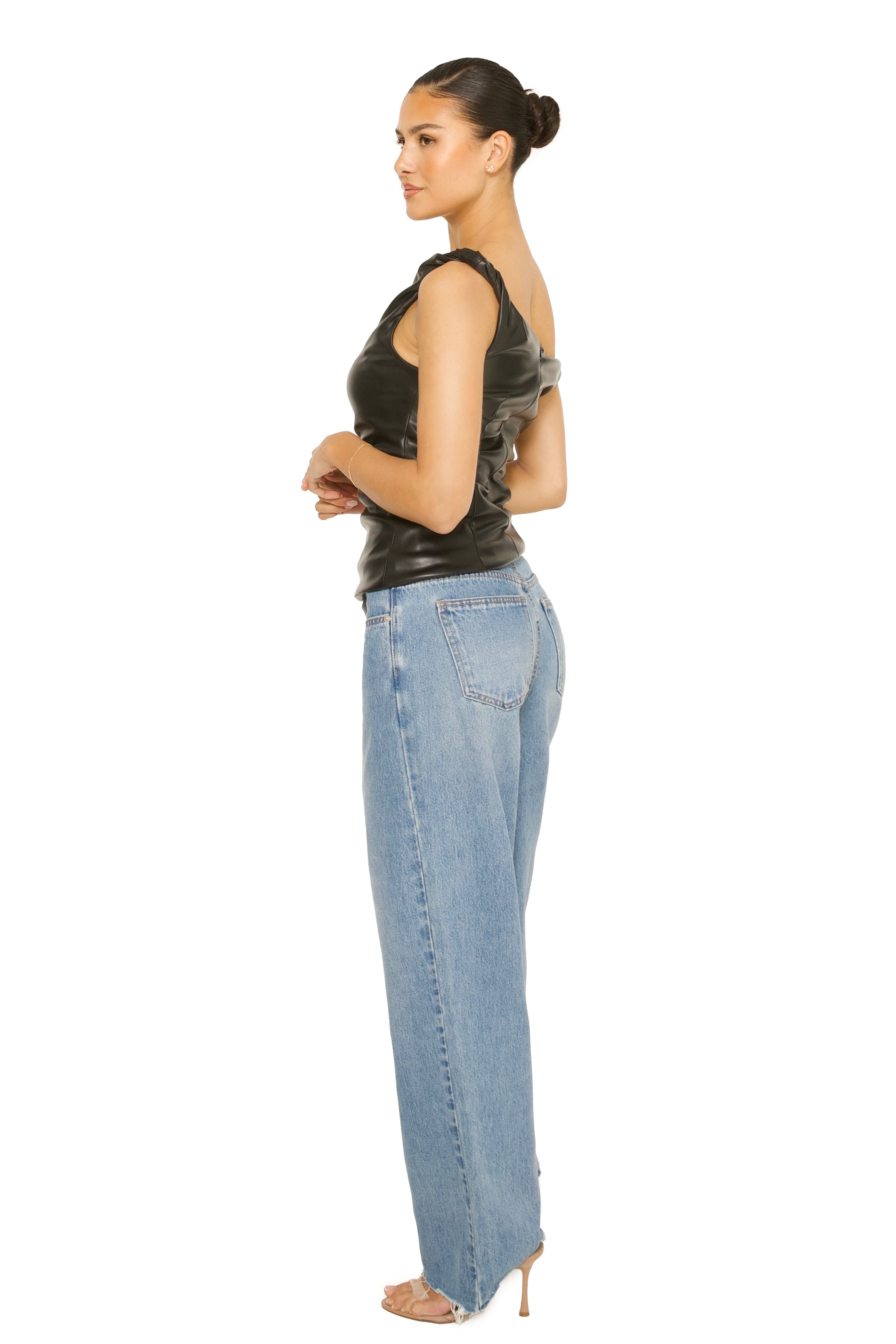 Classic Straight Leg Jeans Light Blue