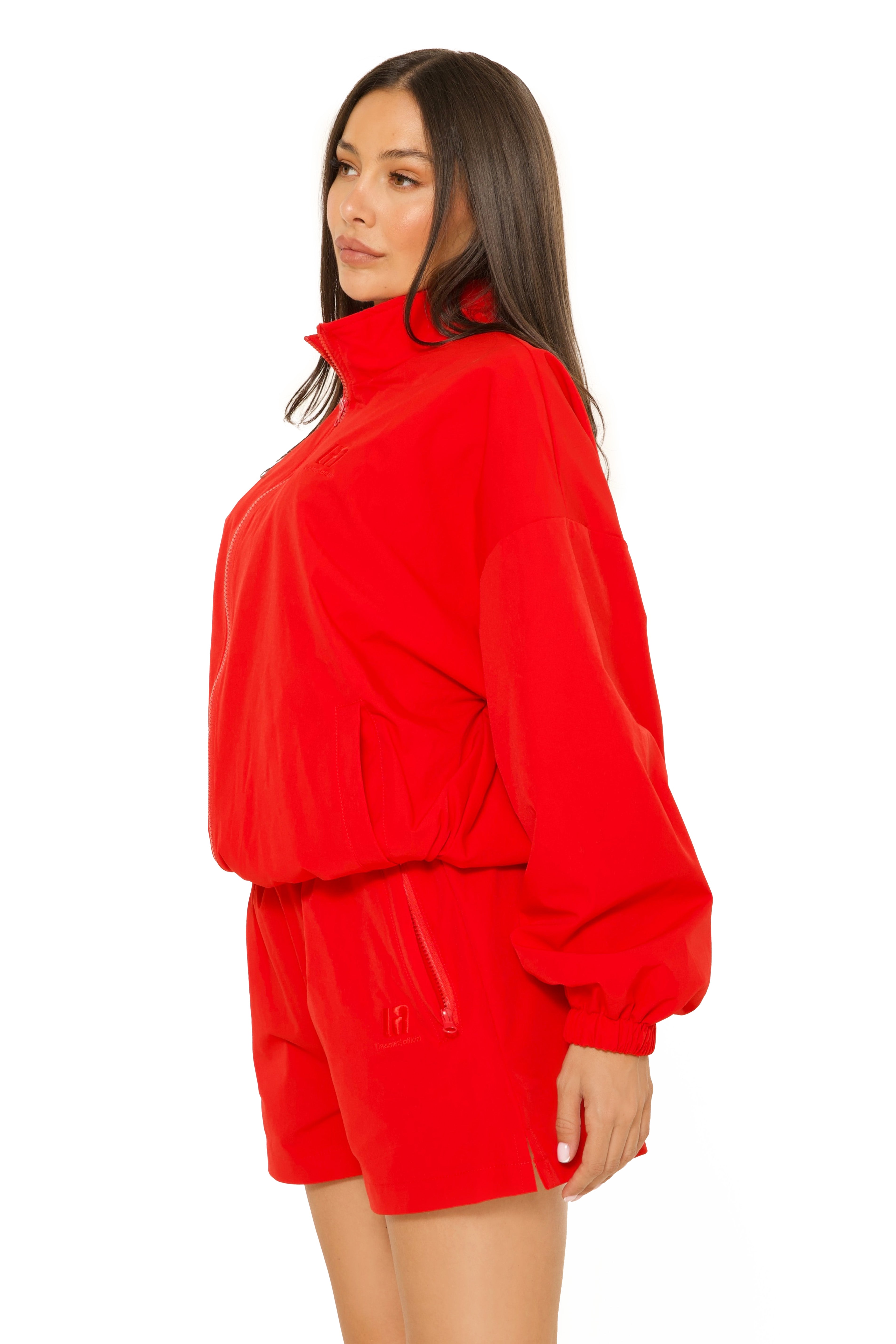 LA Official Embroidered Short Red