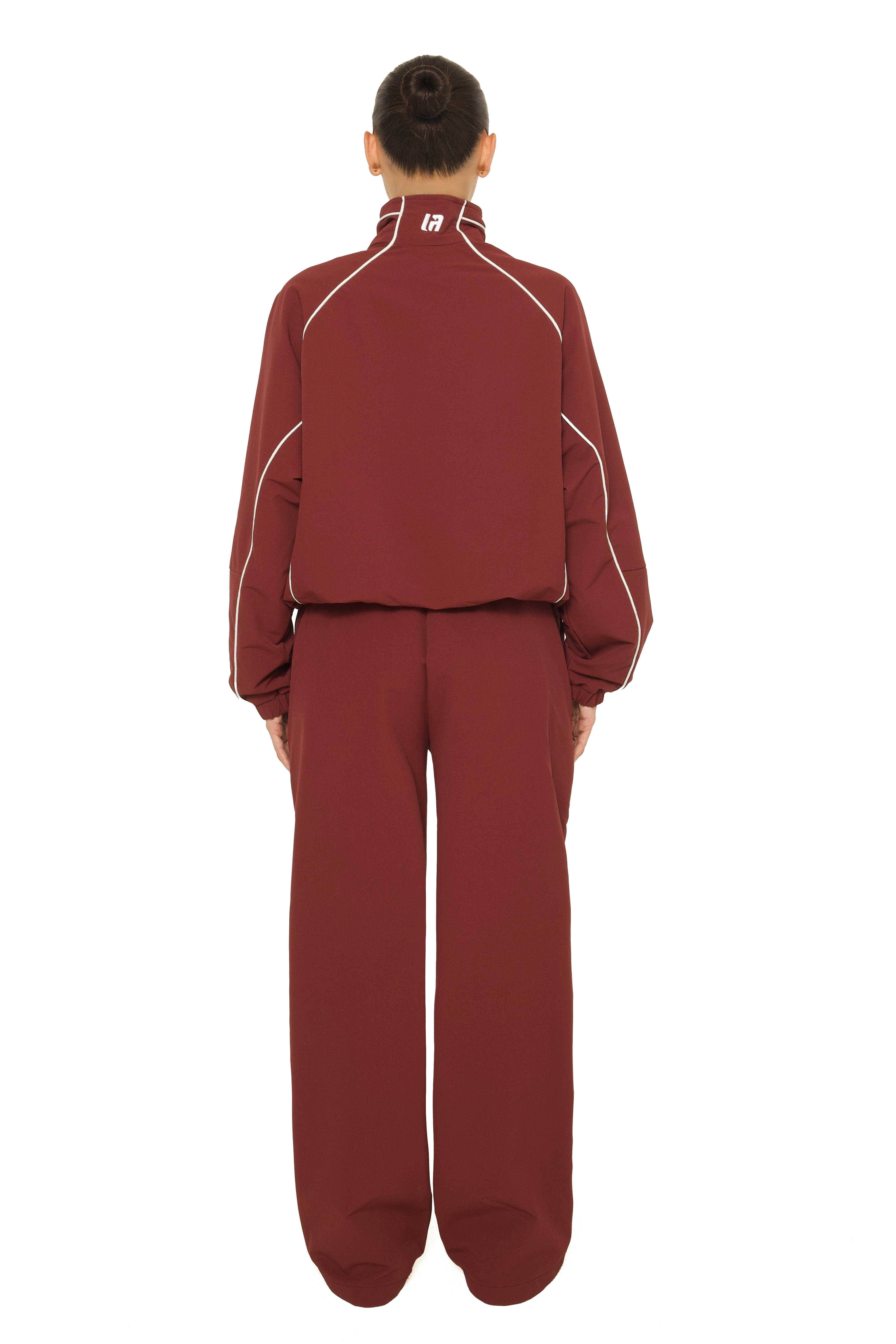 LA Official Track Pants Burgundy