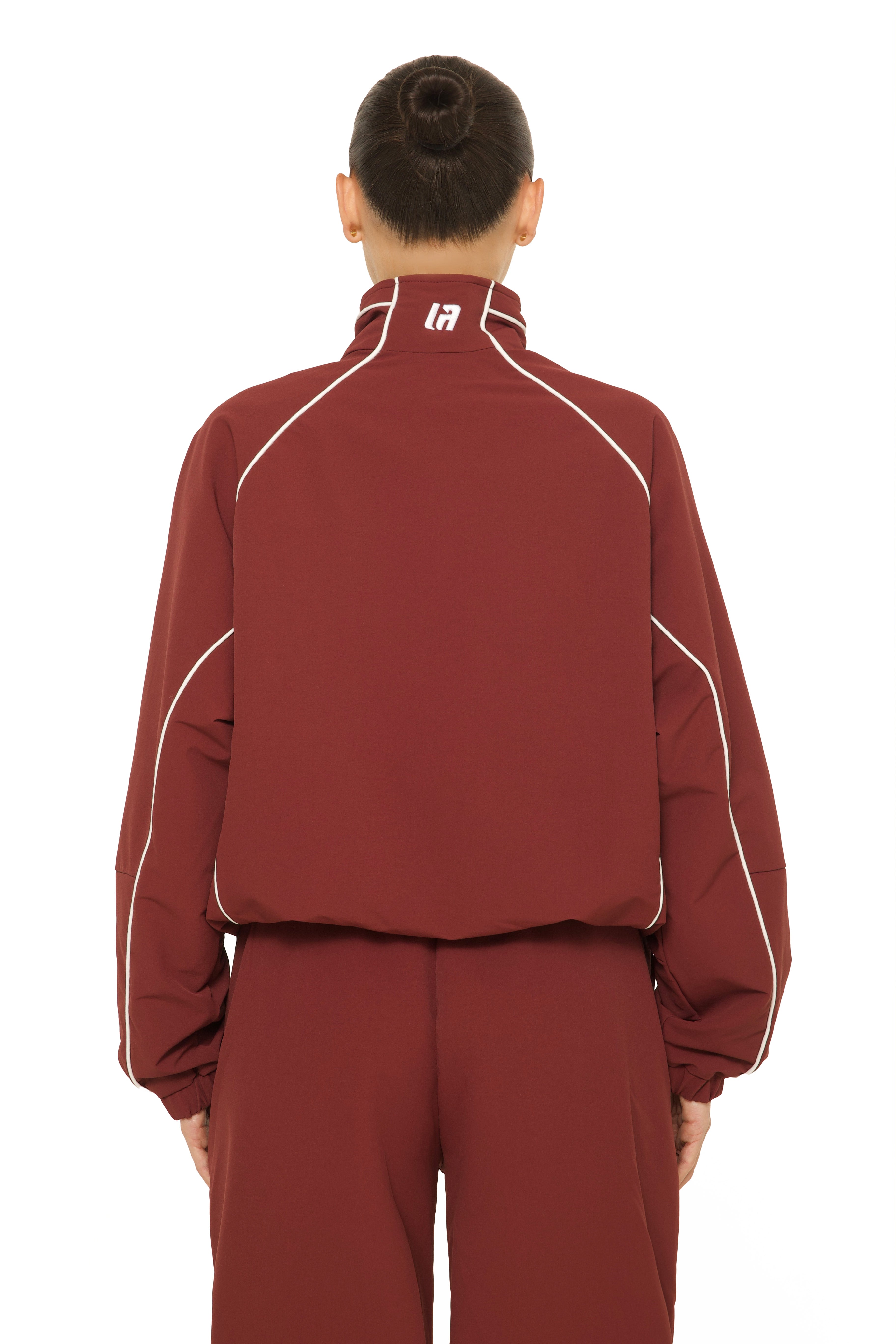 LA Official Zip Up Jacket Burgundy