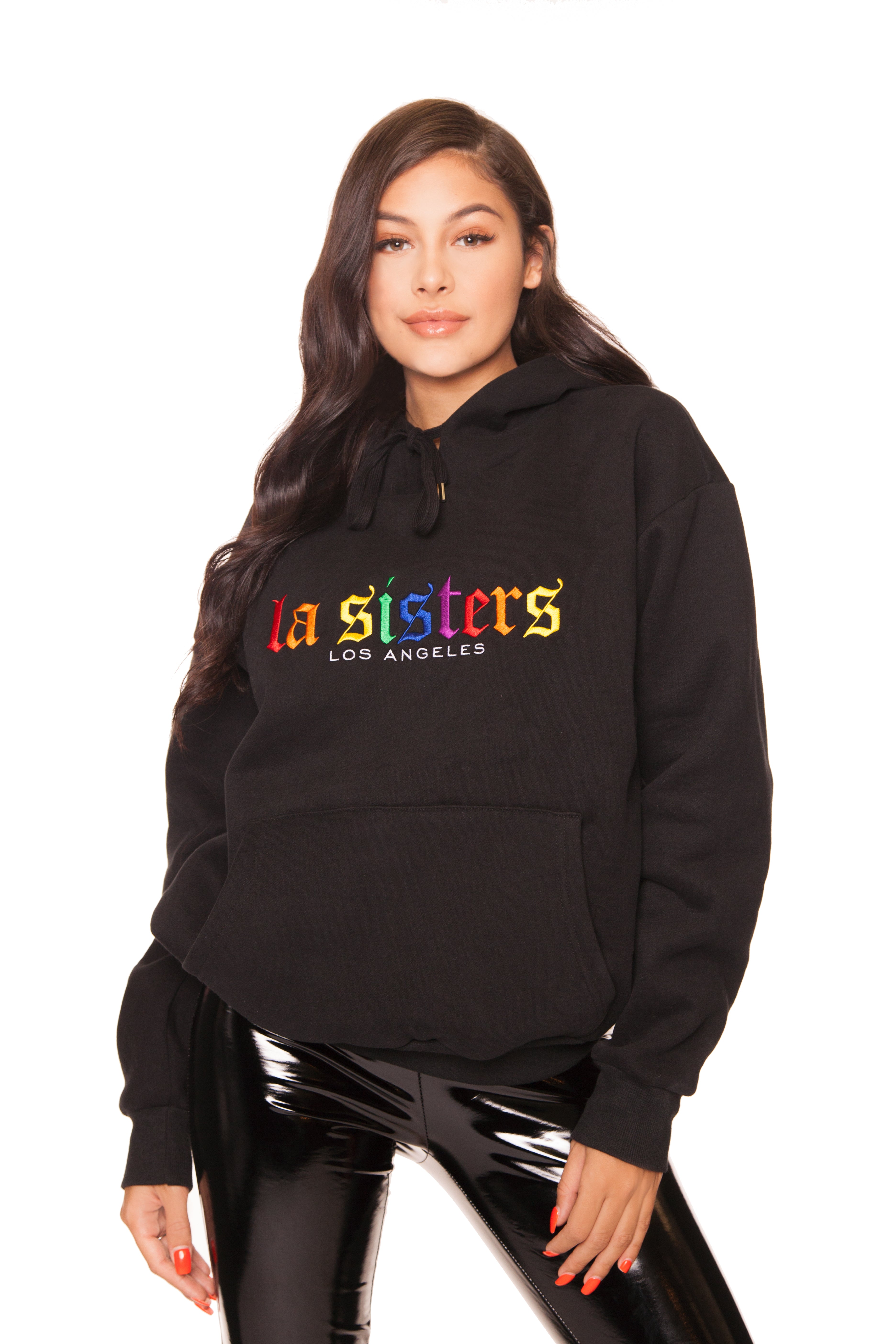 Rainbow sisters hoodie on sale