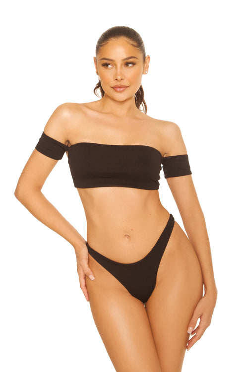 Bandeau Off-Shoulder Bikini – LA Sisters