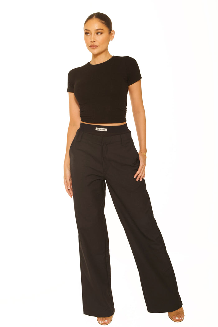 Boyfriend Pantalon Black