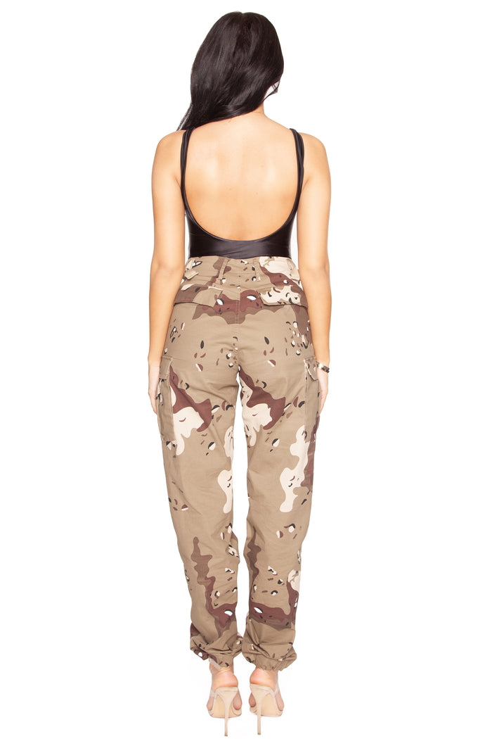 Camouflage Pants Beige