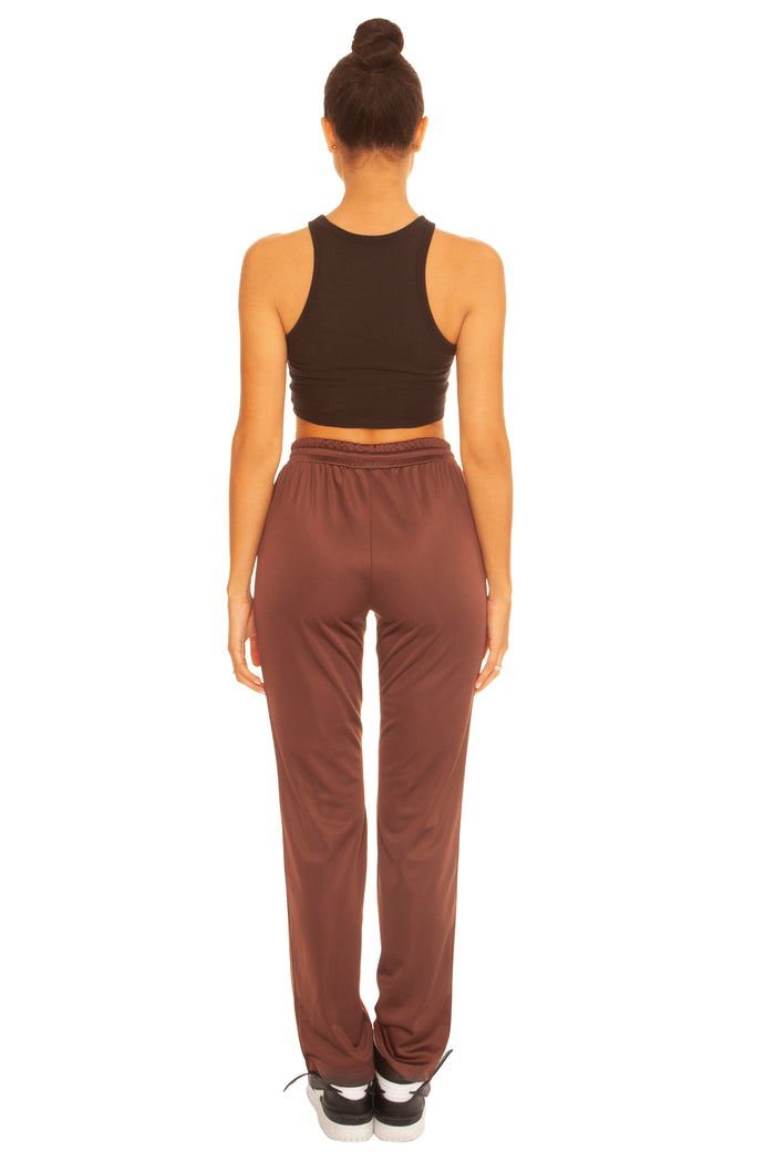 Casual Track Pants Brown