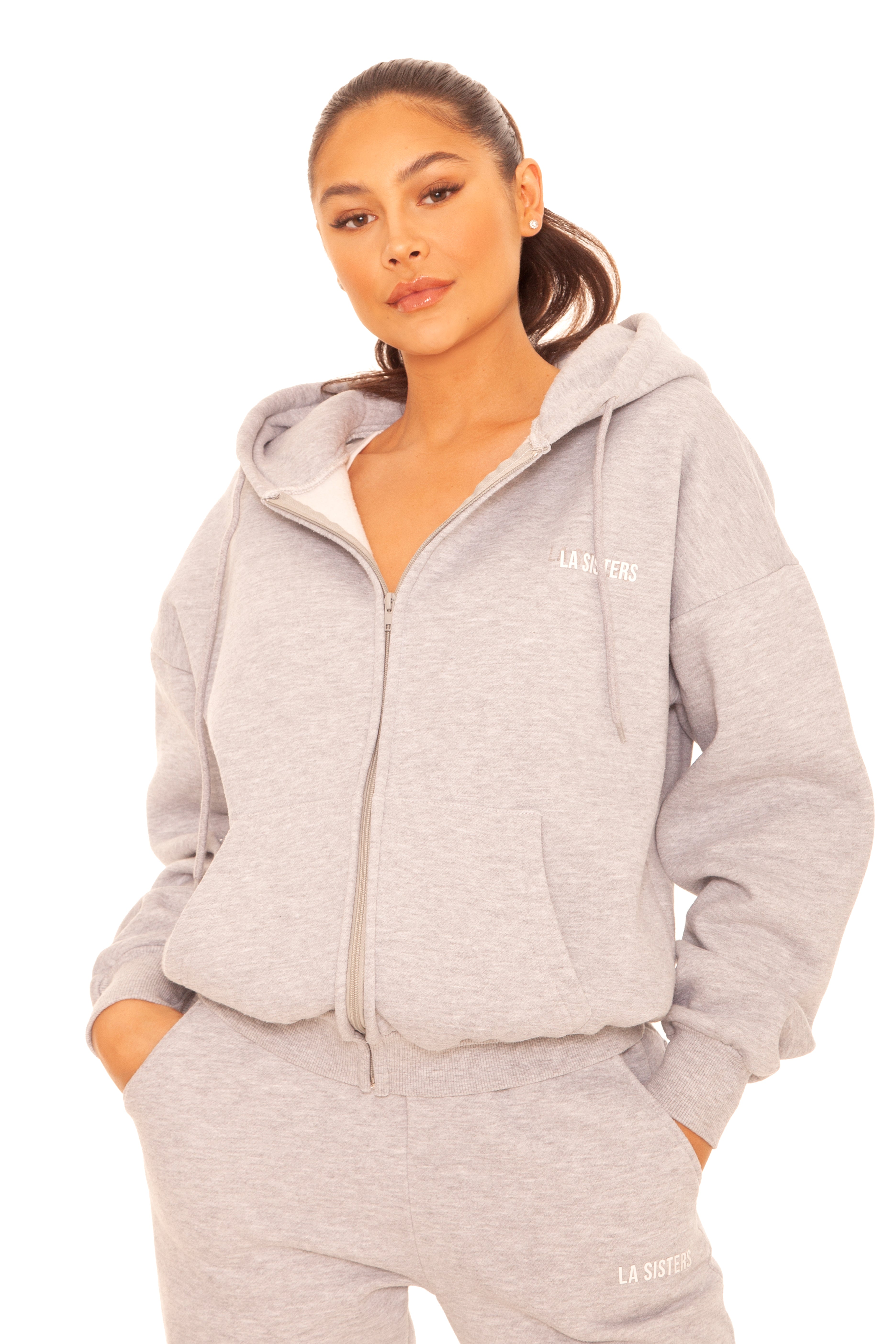 Essential Zipper Hoodie 2.0 Grey