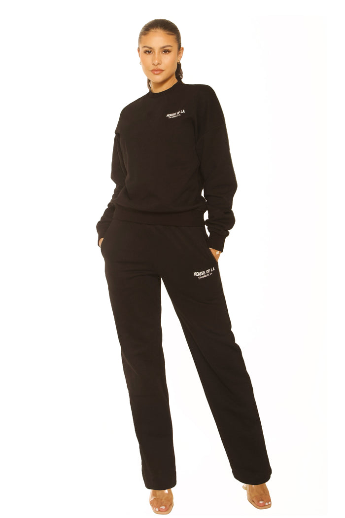 House Of LA Jogging Set Black