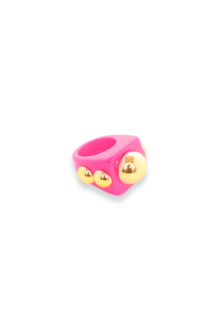 Statement Ring Pink