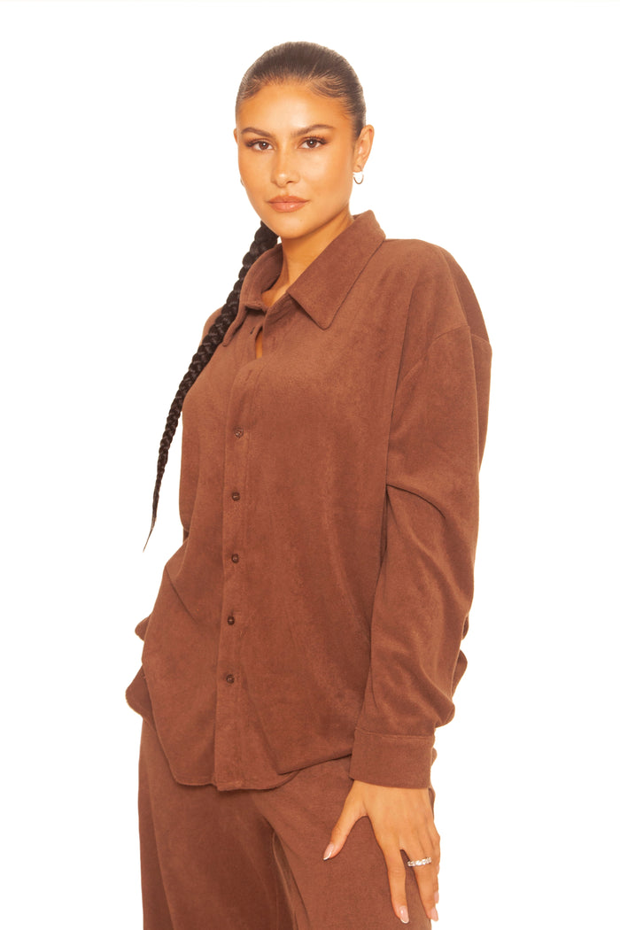 Towel Blouse Brown