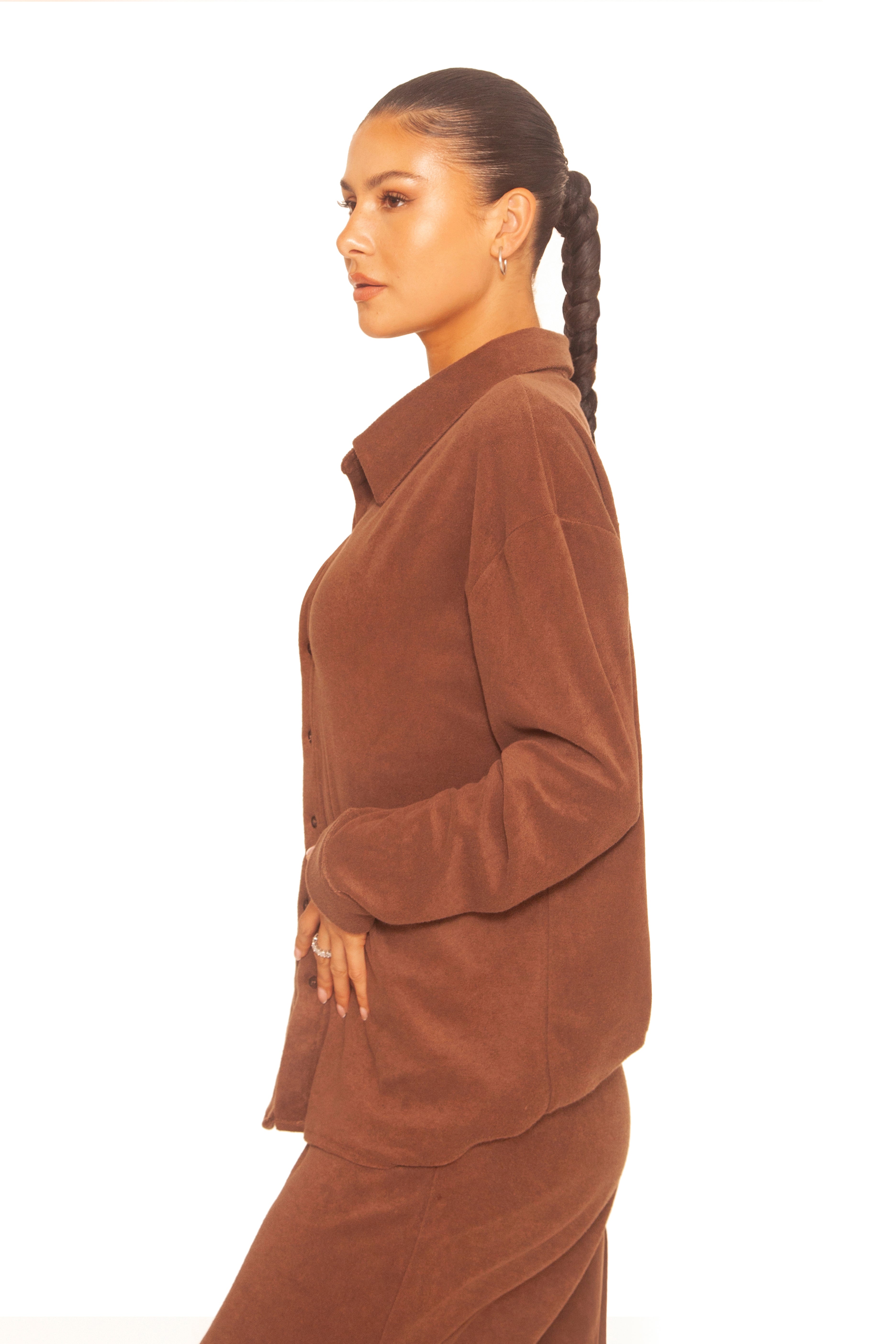 Towel Blouse Brown