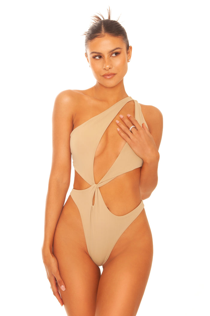 Twist Swimsuit Cream