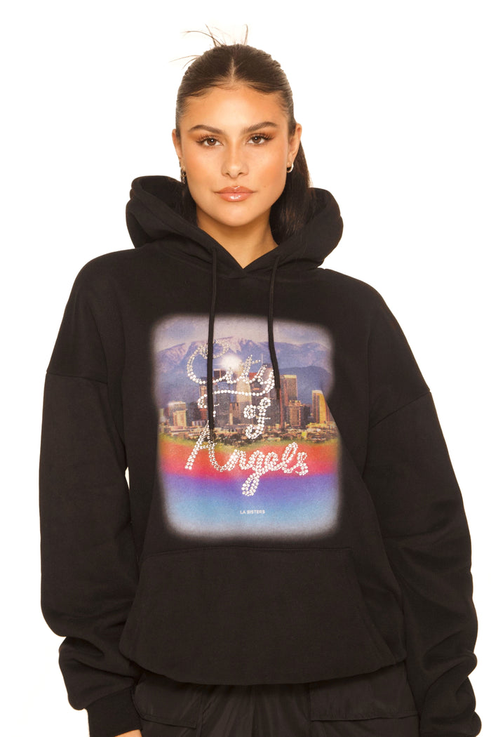 Rhinestone Angels Hoodie